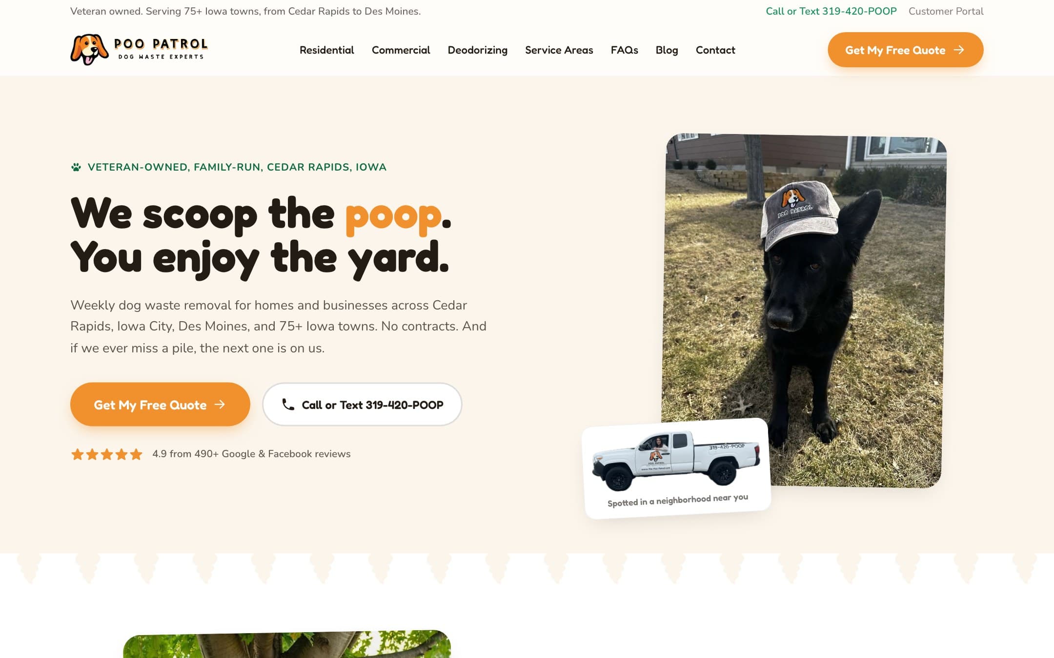 The Poo Patrol — WordPress rescue, rebuilt static